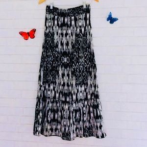 BCX Printed Maxi Skirt